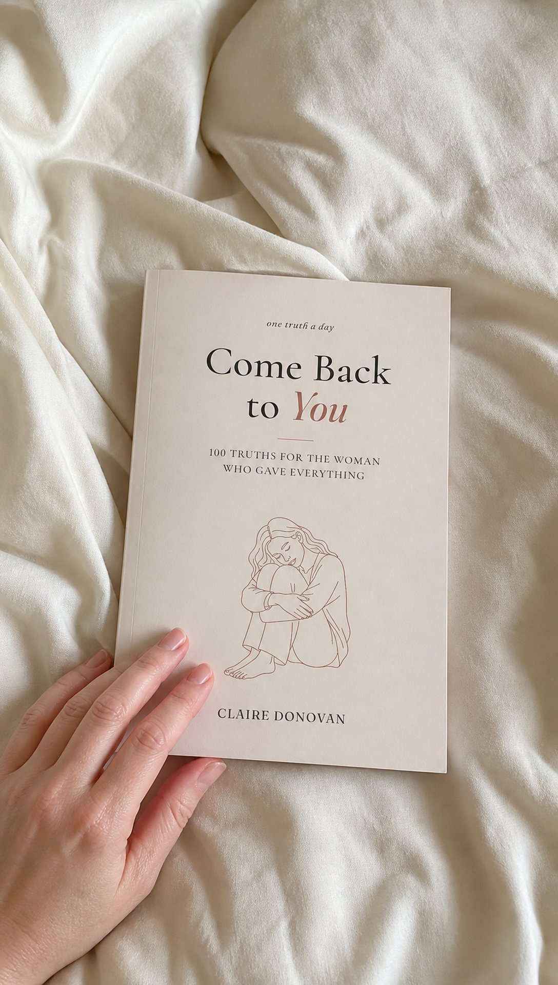 Come Back to You, resting on a bed by candlelight
